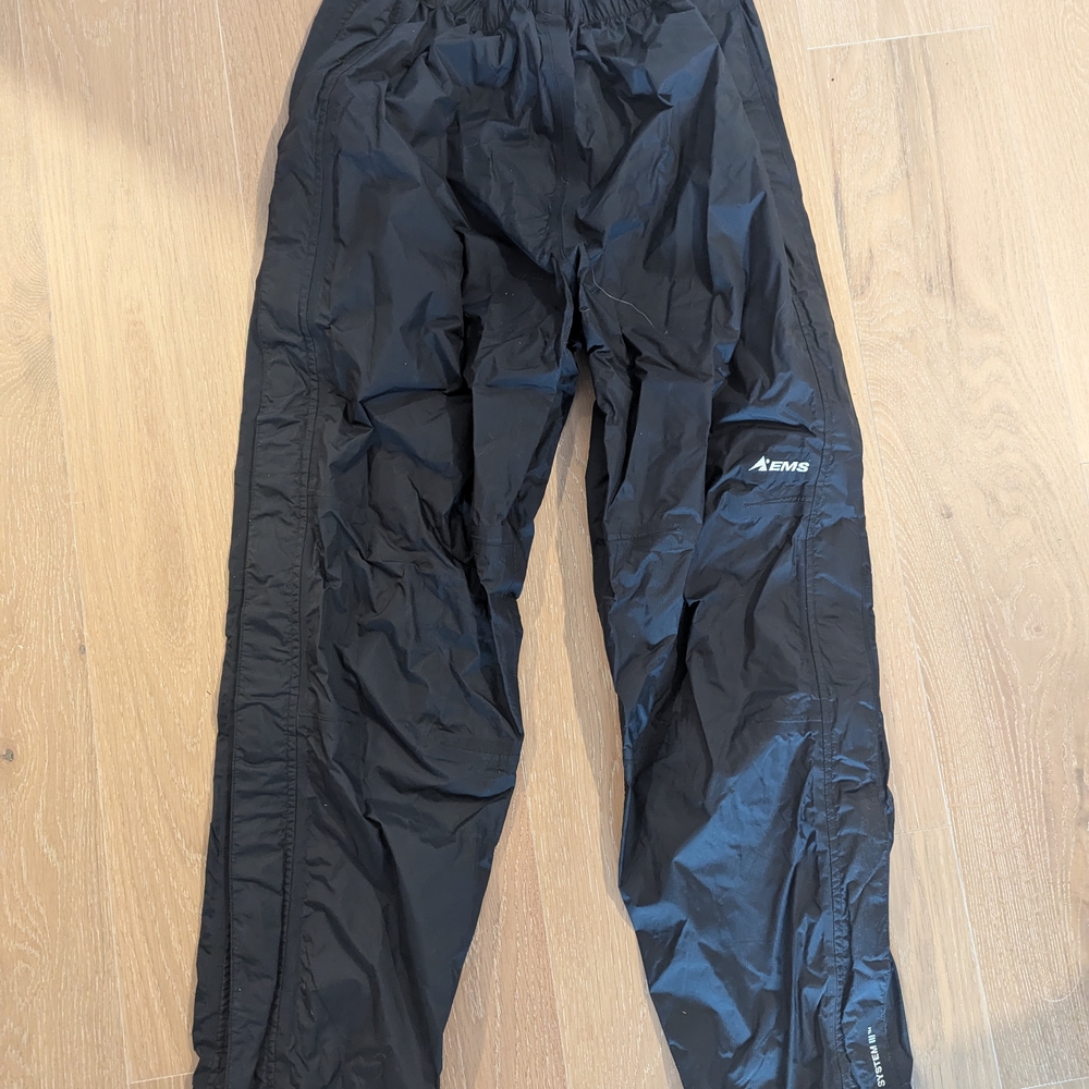 Men's Black Rain Pants